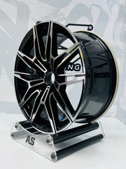 19” AS-G80 5x120 MACHINE FACE BLK - Autostyling Klerksdorp