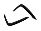 BM F22 FACELIFT MP GLOSS BLACK BUMPER CANARDS