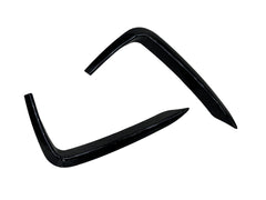 BM F22 FACELIFT MP GLOSS BLACK BUMPER CANARDS