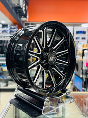 20” CONCAVO SERIES 320 GLOSS BLACK BAKKIE RIMS 6/139 PCD