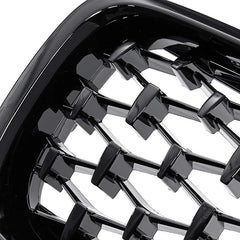 MILLION STAR KIDNEY GRILLS SUITABLE FOR BMW F30 GLOSS BLACK