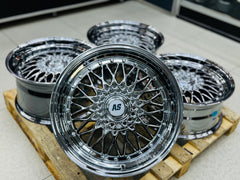 18” AS- MESH 5/100 5/120 SILVER CHROME