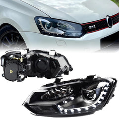 VW POLO 6 GTI LED HEADLIGHT( HALOGEN )
