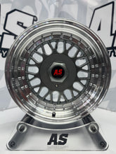 15” AS- 7501 4/100 4/114 gunmetal grey wheels