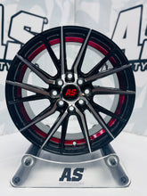 15” M8968 4x100 4x114 Machine black/ red - Autostyling Klerksdorp