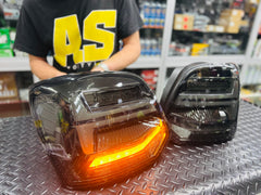 VLAND VW POLO 6 LED TAIL LIGHT Full BLACK SMOKED EDITION