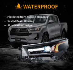VLAND LED Headlights For 2020-2024 Toyota Hilux /Revo Front Lights (Pair)