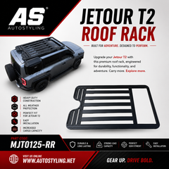 Jetour T2 (25-On) Aluminium Luggage Platform Roof Rack - Autostyling Klerksdorp