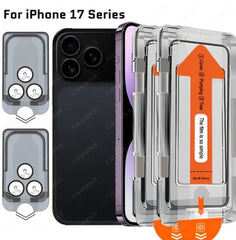 IPHONE 17 PRO MAX SCREEN PROTECTOR + CAMERA LENS PROTECTOR COMBO