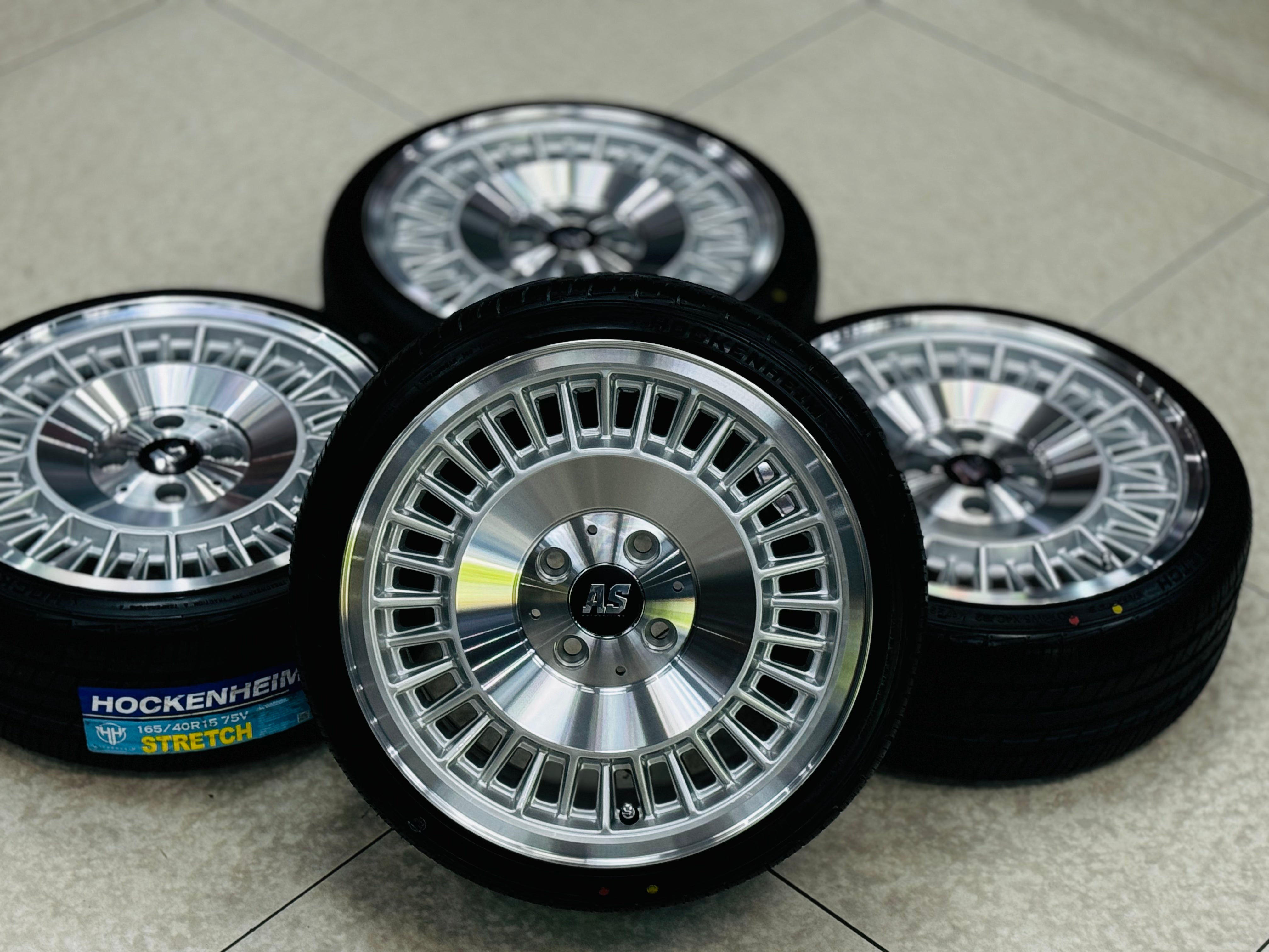 15” AS- PANAKI 4x100 or 5x100 pcd wheels