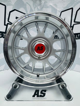 15” AS- 7566 5x100 & 5x114 Silver machine face wheels