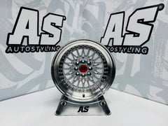 15” AS-7578 SILVER 4/100 4/114 wheels