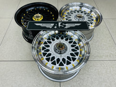 15” AS-P/MESH 4/100 4/114 FULL BLACK