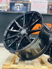 21” AS-5010 5x112 9j PCD gloss black wheels perfect for TIGUAN