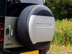 LANDROVER DEFENDER 110 SPARE WHEEL COVER SILVER