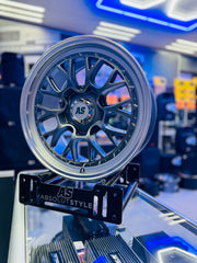 17" AS- LSR 5/100 MATT GREY WHEELS