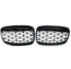 BMW F20/21 1 series PRE FACELIFT MILLION STAR KIDNEY GRILLS GLOSS BLACK