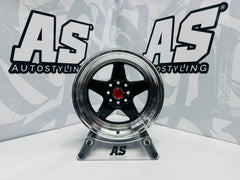 15” AS- 7703 4/100 4/108 black wheels - Autostyling Klerksdorp