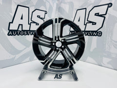 17” AS-L009 FOR POLO 5/100 PCD GLOSS BLACK