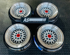 RIM & TYRE COMBO DEAL 15” M7569 4x100 & 4x114 + 165/45/15 COMFORSER TYRES - BRAND NEW