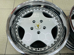 18” WORK RYVER 3 pce split wheels 5x120 pcd