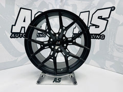 20” CONCAVO SERIES 875 SATIN GREY BAKKIE RIMS 6/139 PCD