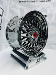 18” AS- MESH 5/112 5/114 SILVER CHROME