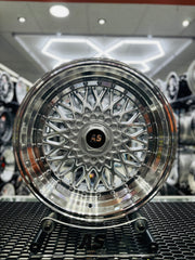17” AS-MESH 8.5j 4x100 & 5x100 SILVER - Autostyling Klerksdorp