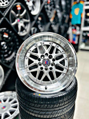 15” AS- 7410 5/100 & 5/114 silver wheels