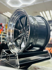 15” AS-WATA 8J/9J 4/100 4/114 GUNMETAL RIMS