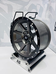 17” AS-8003 4x4 rims 6/139 PCD MATT GREY