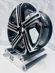 17” AS-L009 FOR POLO 5/100 PCD GLOSS BLACK