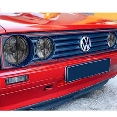 Vw Mk1 GOLF OUTER SMOKED Cross HEADLIGHTS
