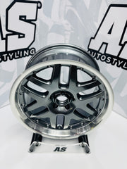 17" AS- TDI SAN MARINO REPS 5/100 GUNMETAL WHEELS