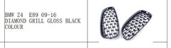 BMW E89 Z4 FACELIFT 2009-2016 DIAMOND GRILL HALF CHROME