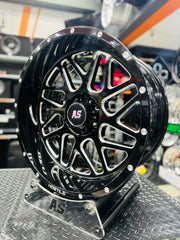 20” M7458 20X10j 6x139 BAKKIE GLOSS BLACK RIMS