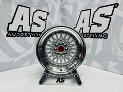15” AS-7162 SILVER  4/100 4/108 wheels
