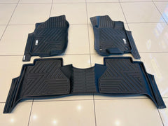 NAVARA 2022+ PLASTIC MOULDED HEAVY DUTY MAT SET
