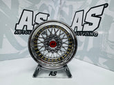 16” AS MESH BB5 CHROME 4/100PCD