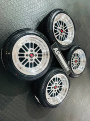 RIM & TYRE COMBO DEAL 15” 2009 4x100 + 195/50/15 TYRES - BRAND NEW