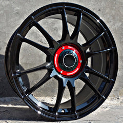 17” AS- ULTRALAGGERA 4x100 & 4x114 GLOSS BLACK arriving end November 2025 pre order & save