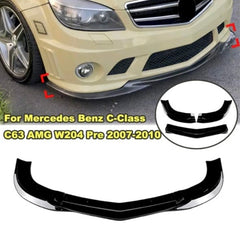 W204 C63 2007-2010 PREFACE LIFT3PCE FRONT SPOILER