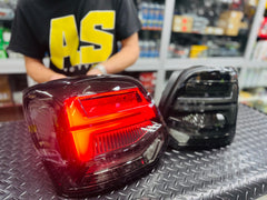 VLAND VW POLO 6 LED TAIL LIGHT Full BLACK SMOKED EDITION