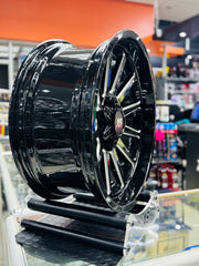 20” CONCAVO SERIES 320 GLOSS BLACK BAKKIE RIMS 6/139 PCD