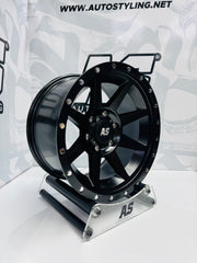 17” AS-8003 4x4 rims 6/139 PCD MATT BLACK