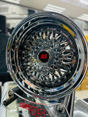 15 AS-MESH CHROME 9/100 narrow wides