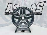 17" AS- TDI BARCELONA REPS 5/100 GUNMETAL WHEELS