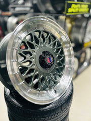 17'' AS-P- MESH 4/100 4/108 GUNMETAL WHEELS