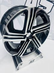 17” AS-L009 FOR POLO 5/100 PCD GLOSS BLACK
