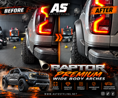 A-GRADE PREMIUM RAPTOR WIDE BODY KIT (50mm wider ) - OE COLOR (2022+ FORD RANGER RAPTOR) - Autostyling Klerksdorp